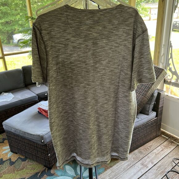 North River Outfitters Gray Henley Neckline Shirt (Large) Cotton NEW - Picture 5 of 6